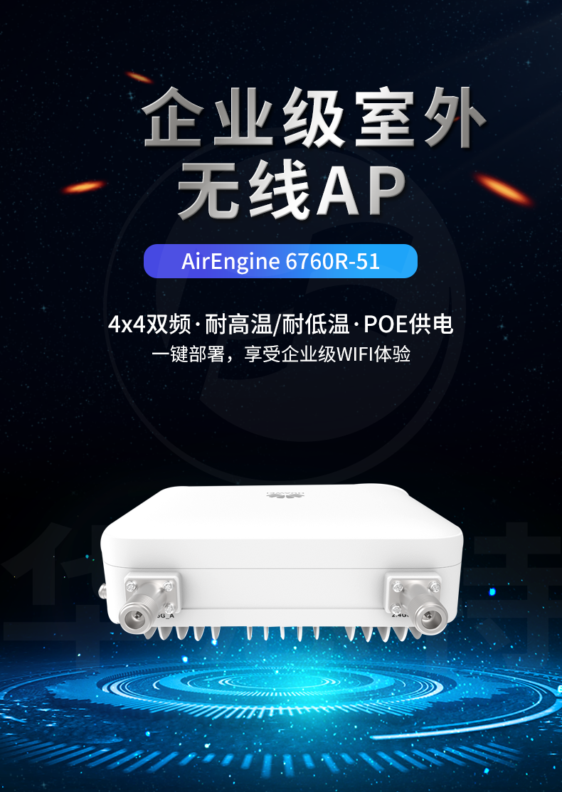 華為 AirEngine 6760R-51 室外無(wú)線(xiàn)AP 